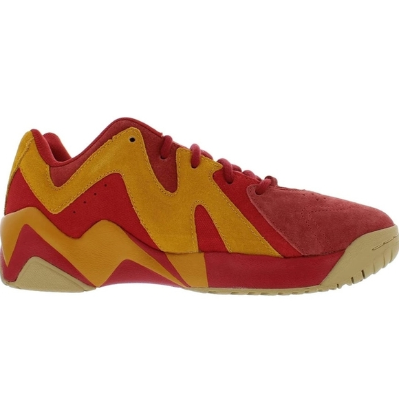 Reebok Question Mid Kids Size 3.5 GS Red Yellow Retro Basketball Shoes main image 6